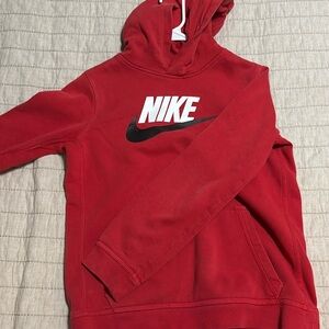 RED NIKE youth xl hoodie boys